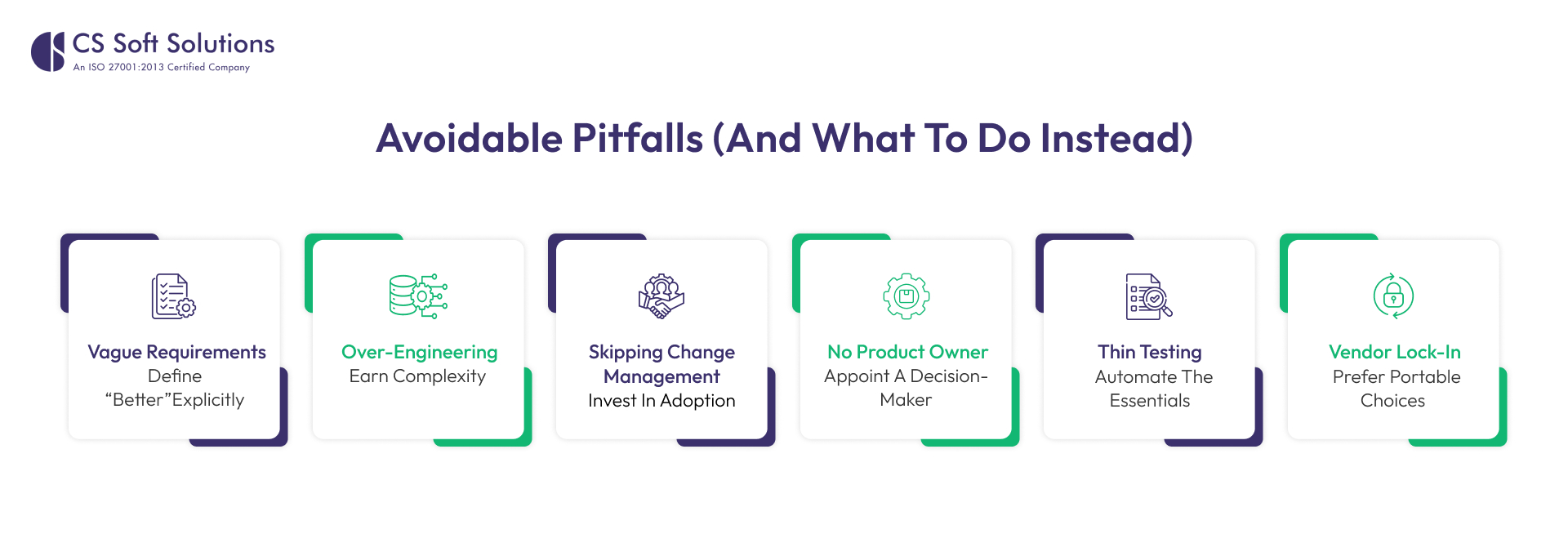 Avoidable Pitfalls (And What To Do Instead)